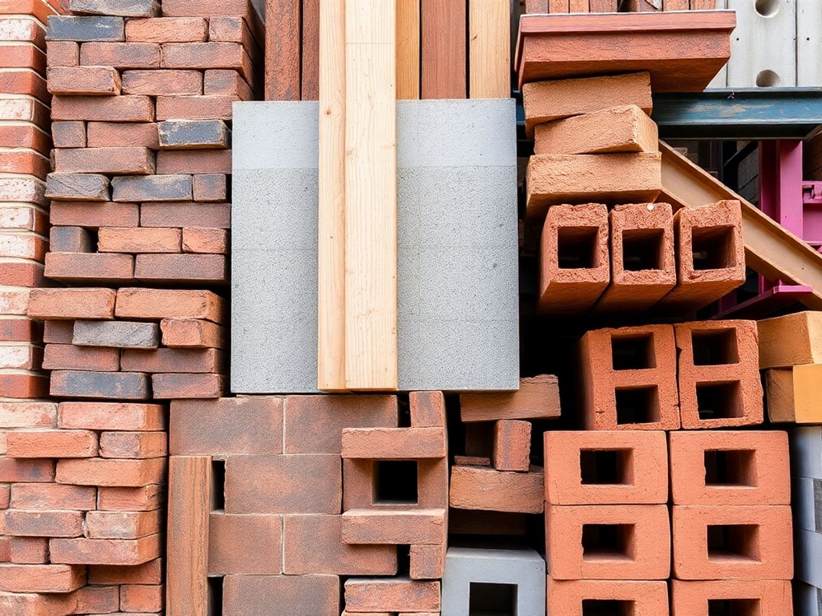 Cele mai utilizate materiale de construcție în 2024