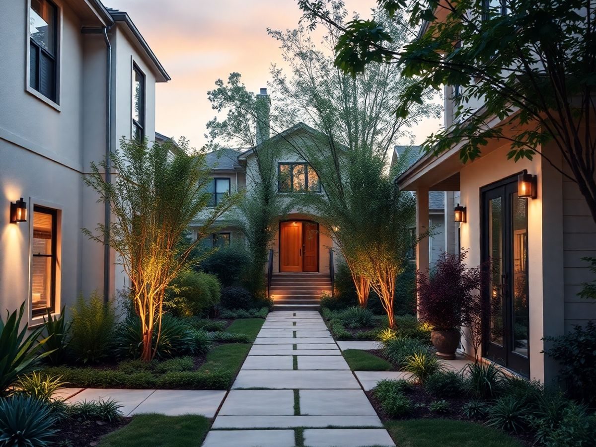 Locuință modernă într-un cartier liniștit cu verdeață.